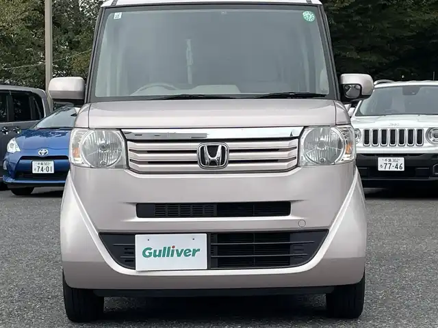 ホンダ Ｎ ＢＯＸ G 千葉県 2013(平25)年 7.7万km チェリーシェルピンクメタリック 純正ナビ/バックカメラ/ETC/ヘッドライトレベライザー/純正フロアマット/ドアバイザー/プッシュスタート/アイドリングストップ