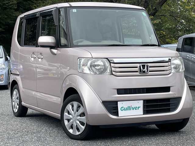 ホンダ Ｎ ＢＯＸ G 千葉県 2013(平25)年 7.7万km チェリーシェルピンクメタリック 純正ナビ/バックカメラ/ETC/ヘッドライトレベライザー/純正フロアマット/ドアバイザー/プッシュスタート/アイドリングストップ