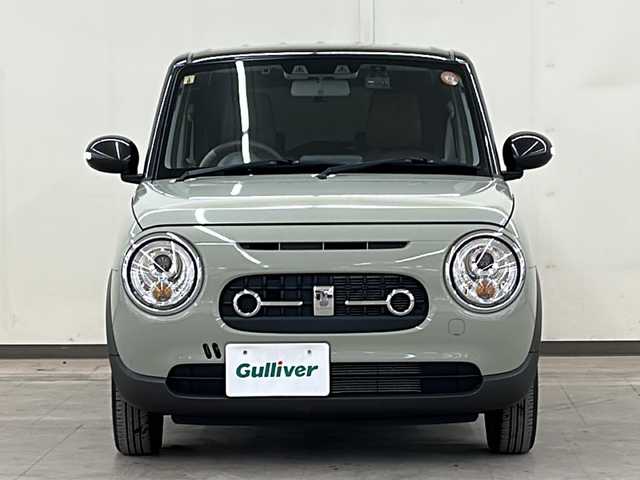 スズキ ラパン ＬＣ X 道央・札幌 2023(令5)年 2.2万km トラッドカーキメタリック/アーバンブラウン 2トーン /ドライブレコーダー//ETC//シートヒーター//エンジンスターター//プッシュスタート//ドアバイザー//アイドリングストップ//バックカメラ//フルセグテレビ//社外冬タイヤ付き