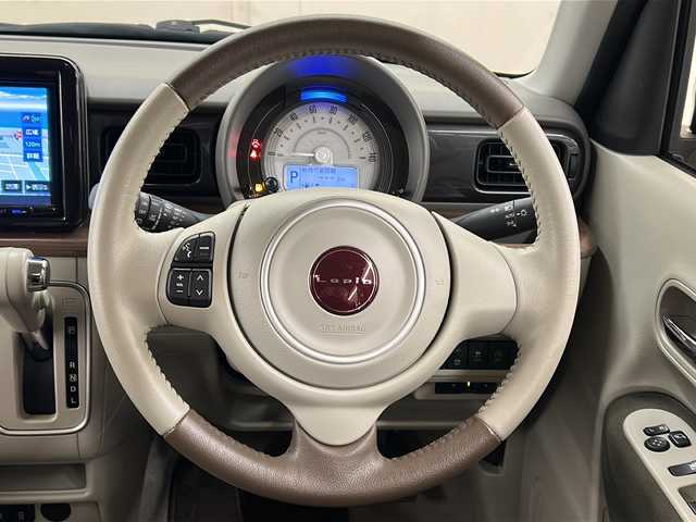 スズキ ラパン ＬＣ X 道央・札幌 2023(令5)年 2.2万km トラッドカーキメタリック/アーバンブラウン 2トーン /ドライブレコーダー//ETC//シートヒーター//エンジンスターター//プッシュスタート//ドアバイザー//アイドリングストップ//バックカメラ//フルセグテレビ//社外冬タイヤ付き