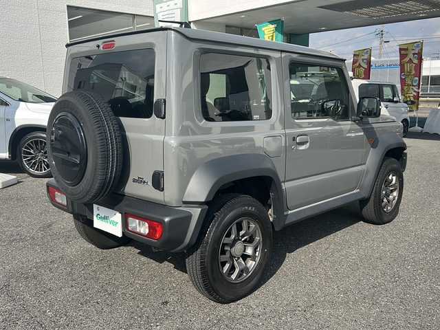スズキ ジムニー シエラ JC 愛知県 2021(令3)年 2.8万km ミディアムグレー ワンオーナー/社外ナビ/フルセグ/前席シートヒーター/クルコン/ETC/オートライト/保証書/取説/記録簿/スペアキー