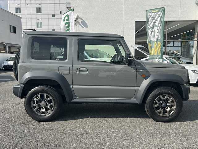 スズキ ジムニー シエラ JC 愛知県 2021(令3)年 2.8万km ミディアムグレー ワンオーナー/社外ナビ/フルセグ/前席シートヒーター/クルコン/ETC/オートライト/保証書/取説/記録簿/スペアキー