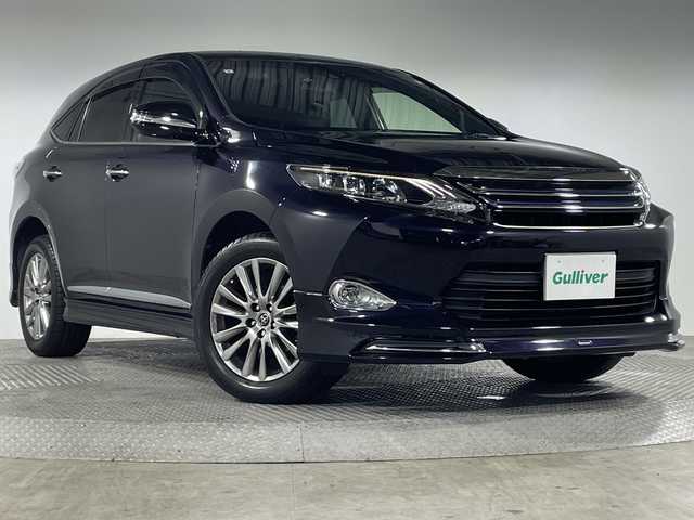 トヨタ ハリアー プレミアム 神奈川県 2017(平29)年 5.9万km スパークリングブラックパールクリスタルシャイン トヨタセーフティセンス/純正7型ナビ【NSZT-W66T】/・BT/フルセグTV/SD/CD/DVD/USB/バックカメラ/パワーバックドア/MTモード/アイドリングストップ機能/スマートキー/プッシュスタートボタン/革巻きステアリング/ステアリングスイッチ/クルーズコントロール/Autoライト/ビルトインETC/前後ドライブレコーダー/ハーフレザーシート/パワーシート(D)/自動防眩ミラー/モデリスタ(F/S/R)/LEDヘッドライト/フォグ/電動格納ミラー/ウィンカーミラー/純正フロアマット/純正18インチアルミホイール/純正ドアバイザー