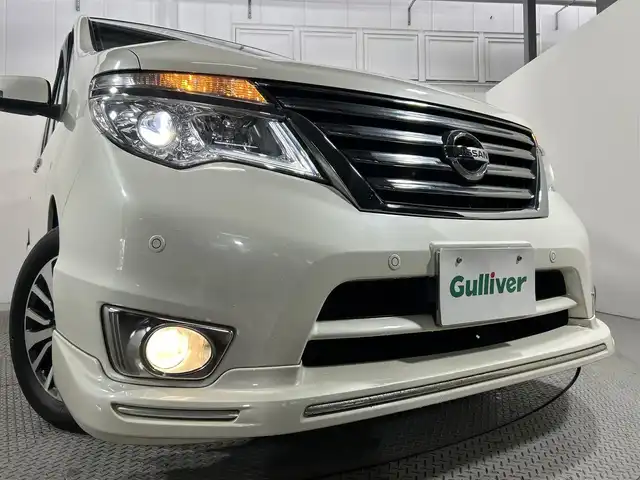 日産 セレナ HWS S HV Vエアロ+Sefty Aセーフ 大阪府 2015(平27)年 4.9万km ブリリアントホワイトパール 純正ナビ(フルセグ/DVD再生/Bluetooth) 360カメラ ETC 両側パワースライドドア 衝突軽減 クルコン クリアランスソナー レーンアシスト リアオートエアコン ドラレコ