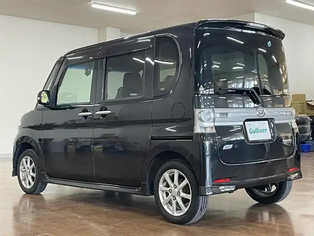 ダイハツ タント カスタム X 道央・札幌 2013(平25)年 11.1万km ブラックマイカメタリック 4WD/社外SDナビ/・ワンセグTV/CD/DVD/BT/SD/AM/FM/純正エンジンスターター/社外360°ドライブレコーダー/左側パワースライドドア /アイドリングストップ/純正フロアマット/純正ドアバイザー/ウインカーミラー/HIDヘッドライト/フォグライト/ベンチシート/サイドエアロ/純正14インチAW/新車時保証書/取扱説明書