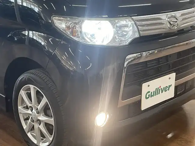 ダイハツ タント カスタム X 道央・札幌 2013(平25)年 11.1万km ブラックマイカメタリック 4WD/社外SDナビ/・ワンセグTV/CD/DVD/BT/SD/AM/FM/純正エンジンスターター/社外360°ドライブレコーダー/左側パワースライドドア /アイドリングストップ/純正フロアマット/純正ドアバイザー/ウインカーミラー/HIDヘッドライト/フォグライト/ベンチシート/サイドエアロ/純正14インチAW/新車時保証書/取扱説明書