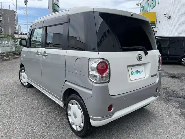 ダイハツ ムーヴ キャンバス X LTD メイクアップ SA Ⅲ 神奈川県 2018(平30)年 5.4万km パールホワイトⅢ/スムースグレーマイカメタリック 2トーン 純正メモリーナビ(AVN-D8W)/　○フルセグTV/　○BT/DVD/CD/AM/FM/SD/ナビ連動前後ドライブレコーダー/両側パワースライドドア/スマートアシストIII/オートライト/オートハイビーム/ヘッドライトレベライザー/横滑り防止装置/アイドリングストップ/ステアリングスイッチ/スマートキー/プッシュスタート/ETC/純正ドアバイザー/保証書