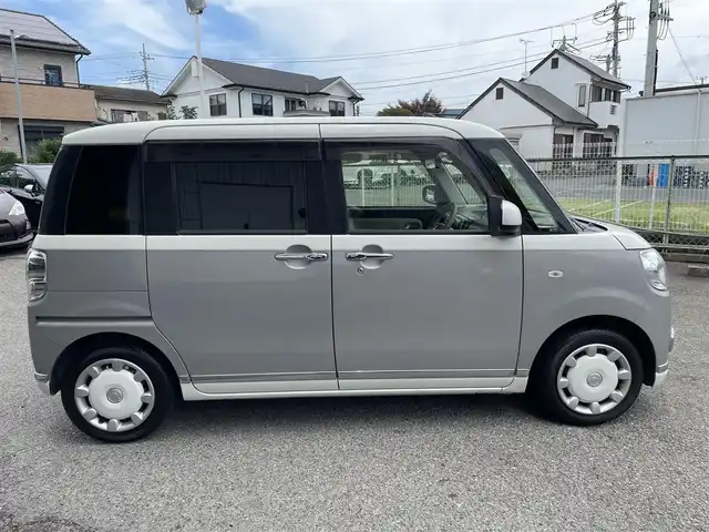 ダイハツ ムーヴ キャンバス X LTD メイクアップ SA Ⅲ 神奈川県 2018(平30)年 5.4万km パールホワイトⅢ/スムースグレーマイカメタリック 2トーン 純正メモリーナビ(AVN-D8W)/　○フルセグTV/　○BT/DVD/CD/AM/FM/SD/ナビ連動前後ドライブレコーダー/両側パワースライドドア/スマートアシストIII/オートライト/オートハイビーム/ヘッドライトレベライザー/横滑り防止装置/アイドリングストップ/ステアリングスイッチ/スマートキー/プッシュスタート/ETC/純正ドアバイザー/保証書
