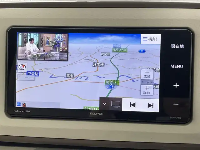 ダイハツ ムーヴ キャンバス X LTD メイクアップ SA Ⅲ 熊本県 2018(平30)年 5.4万km パールホワイトⅢ/スムースグレーマイカメタリック 2トーン 純正ナビ(AVN-D8W)/　○フルセグTV/　○BT/DVD/CD/AM/FM/SD/ナビ連動前後ドライブレコーダー/両側パワースライドドア/ETC/スマートアシストIII/・衝突回避支援ブレーキ/・誤発進制御機能/・車線逸脱警報/・先行車発進お知らせ機能/横滑り防止装置/アイドリングストップ/オートライト/オートハイビーム/ヘッドライトレベライザー/ステアリングスイッチ/スマートキー/プッシュスタート/純正ドアバイザー/保証書