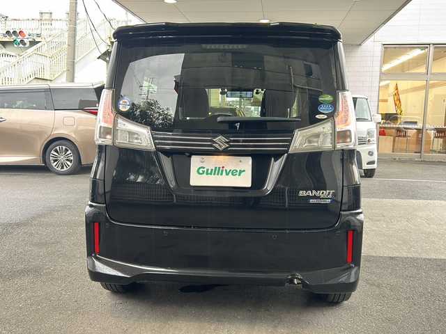 スズキ ソリオ バンディット HV MV 京都府 2019(令1)年 7.3万km スーパーブラックパール 社外7インチナビ/フルセグテレビ/アラウンドビューカメラ/Bluetooth/ワンオーナー/デジタルインナーミラー/ドライブレコーダー前後/パドルシフト/クルーズコントロール/両側パワースライドドア/ビルトインETC/レーンキープアシスト/電動格納ウィンカーミラー/禁煙車/フォグランプ/純正フロアマット