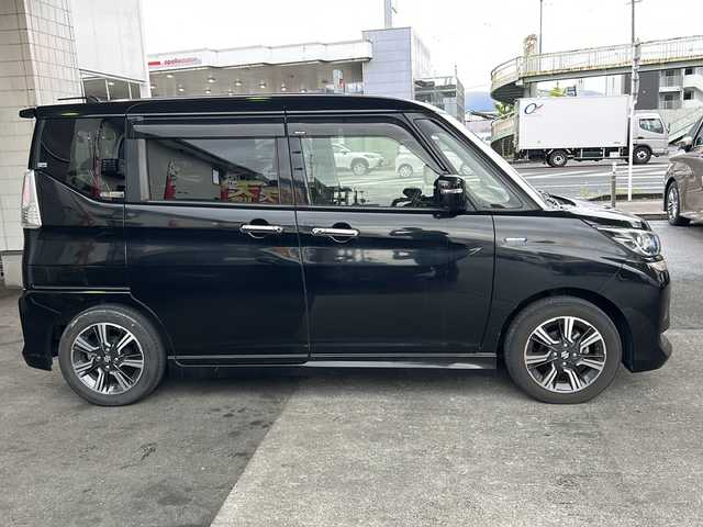 スズキ ソリオ バンディット HV MV 京都府 2019(令1)年 7.3万km スーパーブラックパール 社外7インチナビ/フルセグテレビ/アラウンドビューカメラ/Bluetooth/ワンオーナー/デジタルインナーミラー/ドライブレコーダー前後/パドルシフト/クルーズコントロール/両側パワースライドドア/ビルトインETC/レーンキープアシスト/電動格納ウィンカーミラー/禁煙車/フォグランプ/純正フロアマット