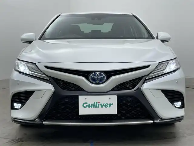 トヨタ カムリ WSレザーパッケージ 岡山県 2021(令3)年 7.9万km プラチナホワイトパールマイカ 純正ディスプレイオーディオ　/【BT/USB/Carplay】/レーダークルーズコントロール　/ＥＴＣ２．０　/シートヒーター　前席/ＬＥＤヘッドライト　/バックカメラ　/ドライブレコーダー　前側/ブラインドスポットモニター　/パワーシート　前席/コーナーセンサー　前後/禁煙車/オートハイビーム/オートブレーキホールド/ヘッドアップディスプレイ/パドルシフト/踏み間違い防止