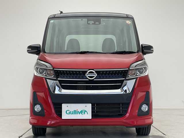 日産 デイズ ルークス ハイウェイスター Xターボ 愛知県 2018(平30)年 4.2万km 赤 純正ナビ/全方位カメラ/片側パワースライド/バックカメラ/純正アルミホイール/ＥＴＣ/LEDヘッドライト/レーンキープアシスト/オートマチックハイビーム/ドライブレコーダー/フルセグ/CD DVD/Bluetooth/ステアリングスイッチ/スマートキー/プッシュスタート