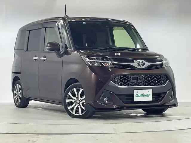 トヨタ タンク カスタムG－T 神奈川県 2018(平30)年 4.7万km プラムブラウンパールクリスタルシャイン 純正9インチSDナビ/フルセグ・DVD・CD・SD・MSV・Bluetoorh/ビルトインETC/バックカメラ/スマートアシスト/革巻ステアリング/ステアリングリモコン/クルーズコントロール/両側パワースライドドア/前席シートヒーター/後席用テーブル/リアドアサンシェード/前後コーナーセンサー/ドアバイザー/フロアマット/スマートキー×2