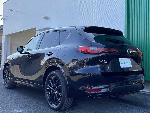 マツダ ＣＸ－６０ XD HV エクスクルーシブスポーツ 鳥取県 2022(令4)年 1.4万km ジェットブラックマイカ 4WD/ターボ/スマートブレーキサポート/誤発進抑制制御/車線逸脱警報システム/降車支援機能付ブラインドスポットモニタリング/レーンキープアシストシステム/緊急時車線維持支援/接近車両検知/レーダークルーズコントロール/クルージングトラフィックサポート/BOSEサウンドシステム/純正12.3型SDナビ/フルセグTV/【Bluetooth/USB/スマホ連携】/360°ビューモニター/ヘッドアップディスプレイ/ワイヤレス充電/AC150W電源/パワーバックドア/レザーシート/D/N席パワーシート/D/N席シートベンチレーション/全席シートヒーター/ステアリングヒーター/オートライト/アダプティブLEDヘッドランプ/デイタイムランニングライト/ヘッドランプウォッシャー/235/50R20インチ純正AW/プッシュスタート/スマートキー/スペアキー/フロアマット
