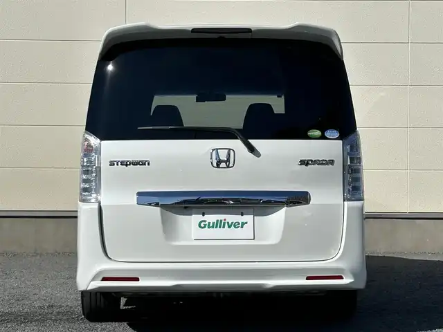ホンダ ステップワゴン スパーダ Z インターナビセレ 茨城県 2012(平24)年 7.3万km ホワイトオーキッドパール 純正ナビ/(FM/AM/CD/DVD/フルセグ)/フリップダウンモニター/バックカメラ/ドライブレコーダー(前方)/ETC/クルーズコントロール/両側パワースライドドア/社外アルミホイール(PASSAGE)/パドルシフト/パワーステアリング/横滑り防止装置/オートライト/スペアキー