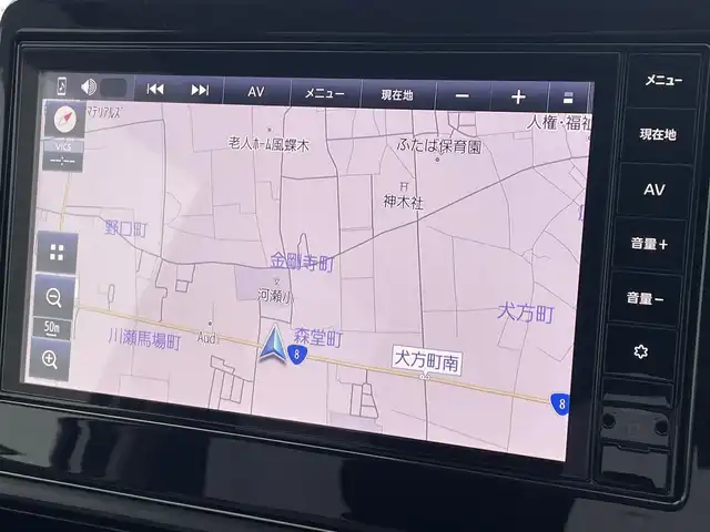 日産 デイズ S 滋賀県 2023(令5)年 0.2万km スターリングシルバーM 純正9インチナビ/・AM/FM/・SD/・Bluetooth/・フルセグTV/USB充電/エマージェンシーブレーキ/車線逸脱警報/先行者発進お知らせ/ソナー/オートヘッドライト/ヘッドライトレベライザー/電動格納ミラー/ドアバイザー/リモコンキー