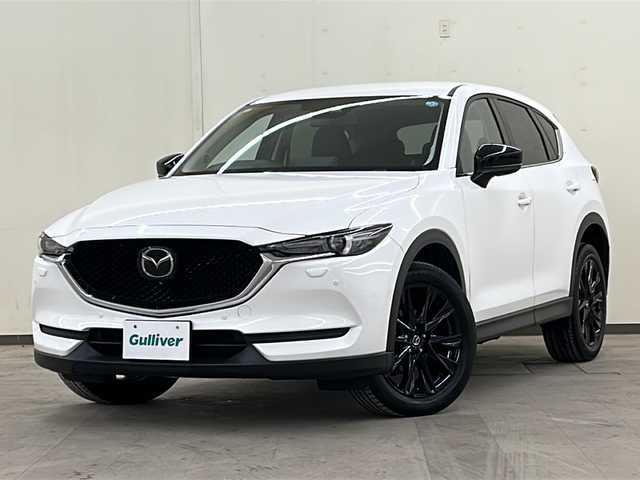 マツダ ＣＸ－５ XD ブラックトーンエディション 道央・札幌 2021(令3)年 8.2万km スノーフレイクホワイトパールマイカ 外部検査実施済み/純正SDナビ/（フルセグTV・Bluetooth・USB）/全周囲カメラ/ETC/パワーバックドア/ハーフレザーシート/D席パワーシート/前席シートヒーター/横滑り防止機能/レーンアシスト/衝突被害軽減ブレーキ/ブラインドスポットモニター/ヘッドアップディスプレイ/ハンドルヒーター/標識認識機能/ＥＧスターター