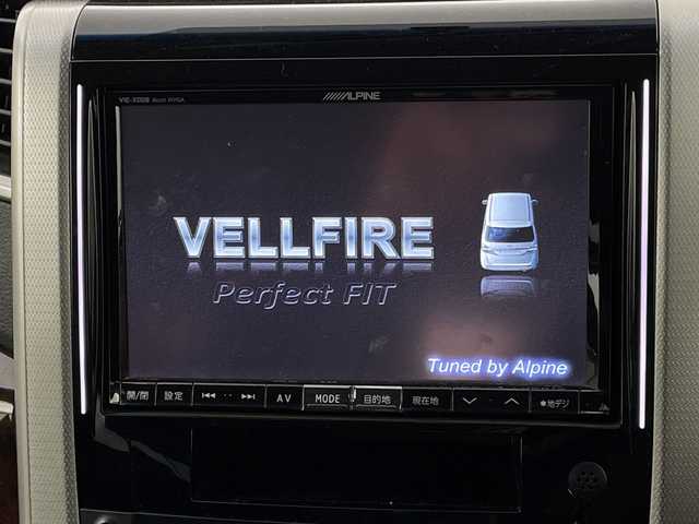 トヨタ ヴェルファイア 2．4Z 新潟県 2013(平25)年 13.4万km ホワイトパールクリスタルシャイン 4WD/アルパインナビ　型式VIE-X008/CD/DVD/BT/フルセグ/バックカメラ/ETC/両側パワスラ/コーナーセンサー/キセノン/純正AW夏タイヤセット付き