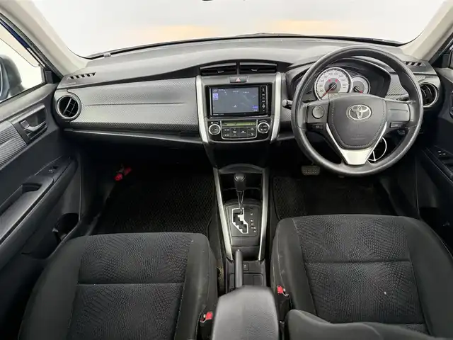 トヨタ カローラ フィールダー 1．5G 愛知県 2014(平26)年 9.5万km コバルトブルーメタリック １オーナー　/ナビＣＮ－Ｒ３００ＷＤ　/バックカメラ　/ＥＴＣ　/リモコンキー　/ステアリングスイッチ　/オートエアコン　/ナノイー　/電格ミラー　/ウインカーミラー　/フロアマット　/カーテンエアB　/取説　/記録簿　/保証書