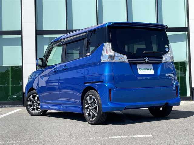 スズキ ソリオ バンディット HV MV 和歌山県 2020(令2)年 4.3万km スピーディーブルーM 社外ナビ/全方位カメラ/革巻きステアリング/ステアリングスイッチ/レーダークルーズコントロール/両側パワースライドドア/プッシュスタート/シートヒーター/オートライト/衝突軽減ブレーキ/LEDヘッドライト/パドルシフト/ETC/バックセンサー
