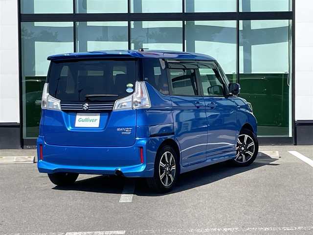 スズキ ソリオ バンディット HV MV 和歌山県 2020(令2)年 4.3万km スピーディーブルーM 社外ナビ/全方位カメラ/革巻きステアリング/ステアリングスイッチ/レーダークルーズコントロール/両側パワースライドドア/プッシュスタート/シートヒーター/オートライト/衝突軽減ブレーキ/LEDヘッドライト/パドルシフト/ETC/バックセンサー