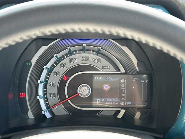 スズキ ハスラー HYBRID X 静岡県 2020(令2)年 4.7万km デニムブルー ガンメタリック 2トーン 社外ナビ/地デジTV/社外CD/DVD/Bluetooth/バックカメラ/衝突軽減ブレーキ/レーンキープアシスト/シートヒーター/LEDヘッドライト/純正15インチAW/スマートキー/ETC