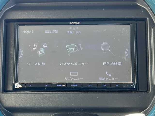 スズキ ハスラー HYBRID X 静岡県 2020(令2)年 4.7万km デニムブルー ガンメタリック 2トーン 社外ナビ/地デジTV/社外CD/DVD/Bluetooth/バックカメラ/衝突軽減ブレーキ/レーンキープアシスト/シートヒーター/LEDヘッドライト/純正15インチAW/スマートキー/ETC