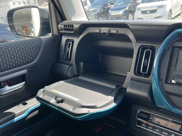 スズキ ハスラー HYBRID X 静岡県 2020(令2)年 4.7万km デニムブルー ガンメタリック 2トーン 社外ナビ/地デジTV/社外CD/DVD/Bluetooth/バックカメラ/衝突軽減ブレーキ/レーンキープアシスト/シートヒーター/LEDヘッドライト/純正15インチAW/スマートキー/ETC