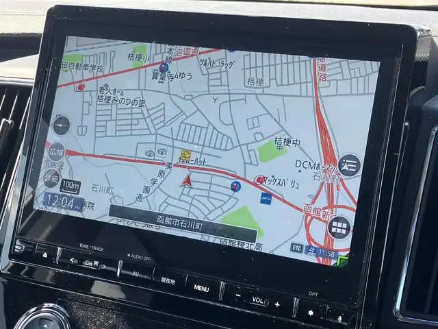 三菱 デリカＤ：５ P 道南・函館 2021(令3)年 1.8万km ダイヤモンドブラックマイカ ／純正10インチナビ/／フルセグＴＶ/／ドライブレコーダー/／全周囲カメラ/／後席モニター/／ＥＴＣ/／衝突軽減システム/／レーンキープアシスト/／パワーバックドア/／パワーシート/／パドルシフト/／サイドステップ/／スペアキー