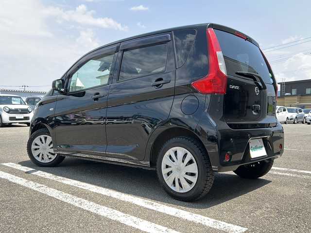 日産 デイズ S 秋田県 2018(平30)年 1.3万km ブラック ４WD/社外14インチアルミ付き/サマータイヤ積み込み/スペアキー/取説、保証書