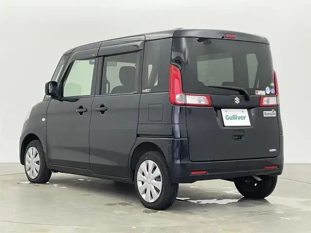 スズキ スペーシア X 富山県 2017(平29)年 3.2万km ブルーイッシュブラックパール3 社外ナビ【AVN137M】/(AM/FM/CD)/ワンセグTV/片側パワースライドドア/運転席シートヒーター/ドライブレコーダー/スマートキー×２/プッシュスタート/社外フロアマット/ドアバイザー/電動格納ミラー/取扱説明書/保証書