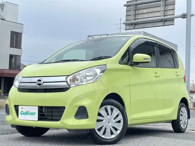 日産 デイズ X 鹿児島県 2018(平30)年 3.7万km レモンライム パノラミックビューモニター/エマージェンシーブレーキ/バックカメラ/純正ナビ/MM318D-W/・CD/DVD/BT/フルセグTV/ETC/前後コーナーセンサー/アイドリングストップ/ドライブレコーダー/プッシュスタート/スマートキー/スペアキー/取扱説明書/保証書