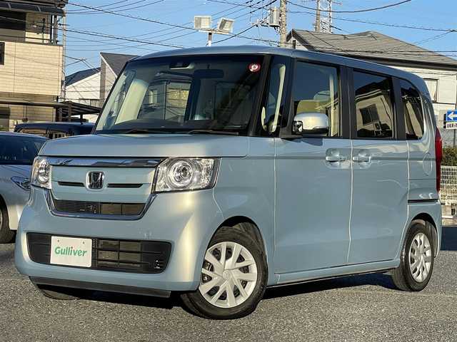 ホンダ Ｎ ＢＯＸ G L ホンダセンシング 埼玉県 2020(令2)年 8.4万km モーニングミストブルーM ・ワンオーナー/・前席シートヒーター/・オートライト/・純正マット/・ETC/・片側パワースライド/・レーンアシスト/・衝突防止システム/・横滑り防止装置/・クルーズコントロール/・保証書/・取扱説明書/・スペアキー×1