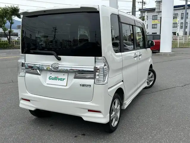 ダイハツ タント カスタム X 長野県 2015(平27)年 4.2万km パールホワイトⅢ ドアバイザー/フォグランプ/純正AWサマー積み込み/電動格納ミラー/シガーソケット/純正フロアマット/ETC/ワンセグテレビ