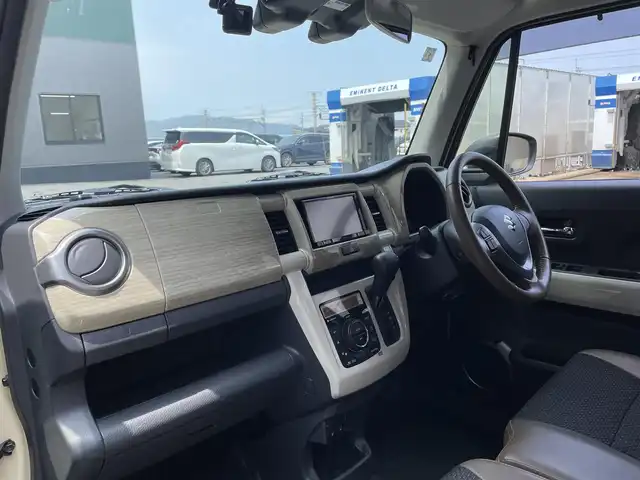 スズキ ハスラー ワンダラー 滋賀県 2019(平31)年 4.9万km シフォンアイボリーメタリック/ウッディブラウン2トーンルーフ 社外ナビ(CD/DVD/ワンセグ/USB/Bluetooth)/前方ドラレコ/ETC/バックカメラ/ハーフレザーシート/前席シートヒーター/ＬＥＤ/オートライト/レーンキープアシスト/横滑り防止装置/衝突軽減システム/アイドリングストップ/プッシュスタート/スマートキー