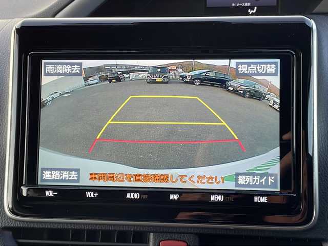 トヨタ ヴォクシー ZS 煌 山梨県 2018(平30)年 6.3万km ホワイトパールクリスタルシャイン 純正SDナビ（NSZT-Y68T）/ＣＤ/ＤＶＤ/ＢＴ/フルセグテレビ/バックカメラ/アイドリングストップ/クルーズコントロール/プッシュスタート/両側パワースライドドア/ETC/純正LEDヘッドライト