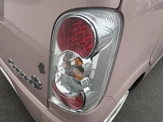 ダイハツ ミラ ココア プラスX 秋田県 2015(平27)年 4.2万km ムースピンクパール 純正オーディオ(AM/FM/CD）/LEDヘッドライト/４WD/スマートキー/社外エンジンスターター/アイドリングストップ/ルーフレール/純正フロアマット/純正ドアバイザー/オートエアコン/盗難防止装置/電動格納ミラー/取扱説明書