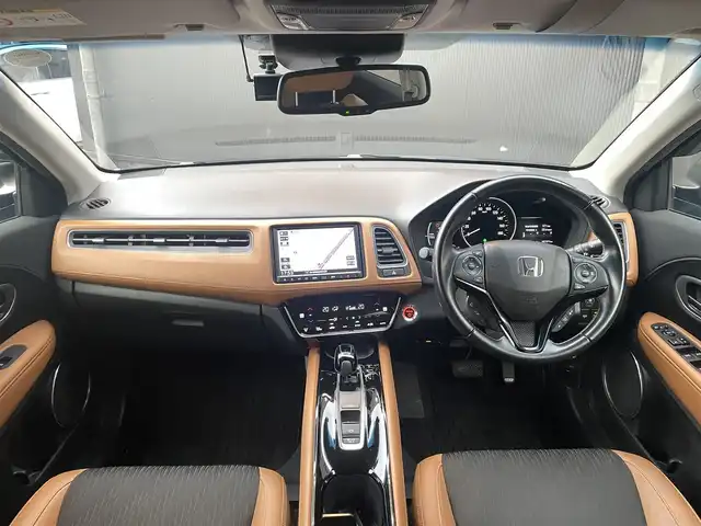 ホンダ ヴェゼル ハイブリッド Z ホンダセンシング 鹿児島県 2019(令1)年 5.8万km オーロラアメジストメタリック ワンオーナー/ホンダセンシング/ギャザーズナビ/フルセグ/バックカメラ/ハーフレザーシート/シートヒーター/純正17インチアルミ/LEDヘッドライト/ETC/ドラレコ