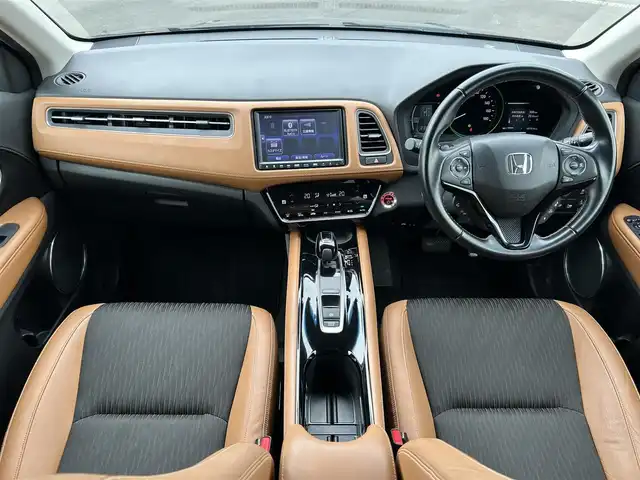 ホンダ ヴェゼル ハイブリッド Z ホンダセンシング 鹿児島県 2019(令1)年 5.8万km オーロラアメジストメタリック ワンオーナー/ホンダセンシング/ギャザーズナビ/フルセグ/バックカメラ/ハーフレザーシート/シートヒーター/純正17インチアルミ/LEDヘッドライト/ETC/ドラレコ