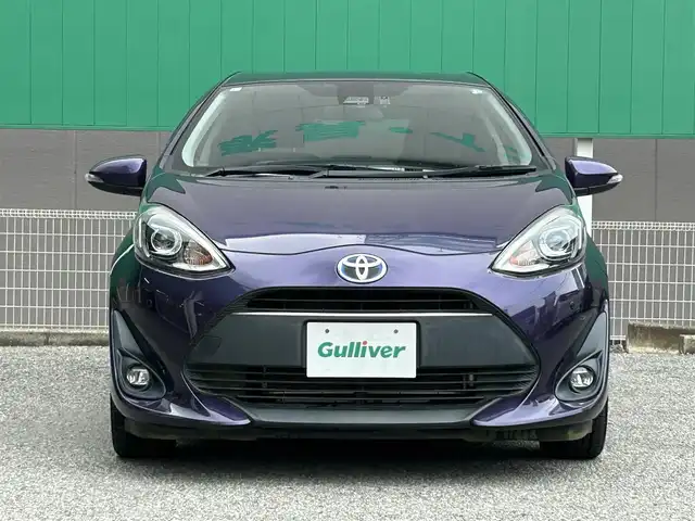トヨタ アクア G 千葉県 2017(平29)年 3万km ジュエリーパープルマイカM ワンオーナー/純正CDオーディオ　/セーフティセンスC/純正ドラレコ/純正前後コーナーセンサー/クルーズコントロール/ETC/オートライト/ハロゲンライト/横滑り防止/純正フロアマット/スペアキー/取扱説明書/保証書