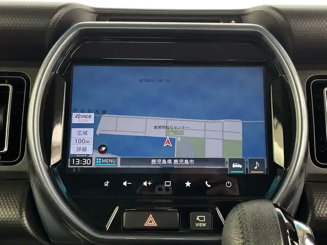 スズキ ハスラー Jスタイル 鹿児島県 2021(令3)年 3.6万km シフォンアイボリーメタリック/ガンメタリック2トーン 純正9インチナビ/・Bluetooth/・TV/・AM/・FM/全方位カメラ/ビルドインETC/デュアルブレードアシスト/USB接続/D＋N席シートヒーター/ハーフレザーシート/レーンキープアシスト/ドアバイザー