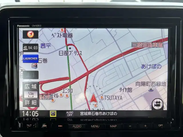 スズキ スペーシア HYBRID X 宮城県 2020(令2)年 1.6万km アーバンブラウンパールメタリック 登録時走行距離15344km/純正ナビ/FM・AM・TV・Bluetooth・CD・DVD・USB/プッシュスタート/スマートキー/バックカメラ/シートヒーター/両側パワースライドドア/コーナーセンサー/電動格納ミラー/純正フロアマット/ドアバイザー/スタッドレスタイヤ（4本）/ヘッドライトイベライザー/フルフラットシート/ベンチシート