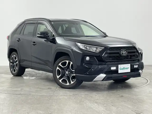 トヨタ ＲＡＶ４ アドベンチャー 群馬県 2020(令2)年 4.6万km アティチュードブラックマイカ 純正9型ディスプレイオーディオ/Bluetooth接続/バックモニター/TRDフロントバンパーガーニッシュ/トヨタセーフティセンス/衝突被害軽減ブレーキ/車線逸脱警報機能/オートマチックハイビーム/レーダークルーズコントロール/ステアリングスイッチ/レザーシート/電動パワーシート/純正19インチアルミホイール/純正LEDヘッドライト/フルオートエアコン