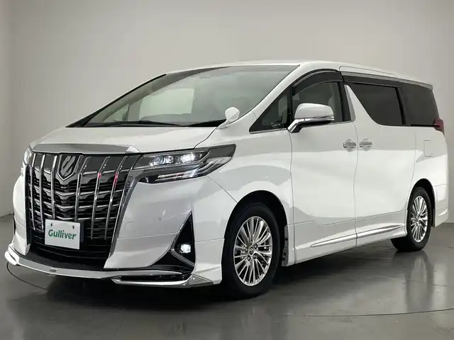 トヨタ アルファード G 愛知県 2018(平30)年 4万km ホワイトパールクリスタルシャイン 純正１０型ナビ　モデリスタエアロ　禁煙車　デジタルインナーミラー　ベージュレザー　シートヒーター　シートベンチレーション　セーフティセンス　衝突軽減　追従クルコン　コーナーセンサー　ＬＥＤオートライト　HDMI　USB　