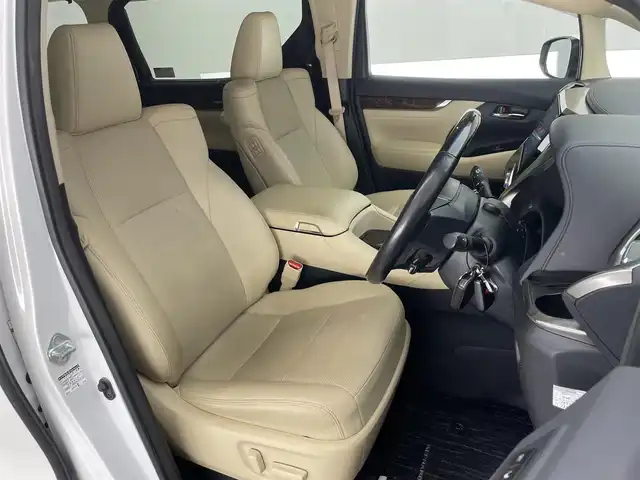 トヨタ アルファード G 愛知県 2018(平30)年 4万km ホワイトパールクリスタルシャイン 純正１０型ナビ　モデリスタエアロ　禁煙車　デジタルインナーミラー　ベージュレザー　シートヒーター　シートベンチレーション　セーフティセンス　衝突軽減　追従クルコン　コーナーセンサー　ＬＥＤオートライト　HDMI　USB　