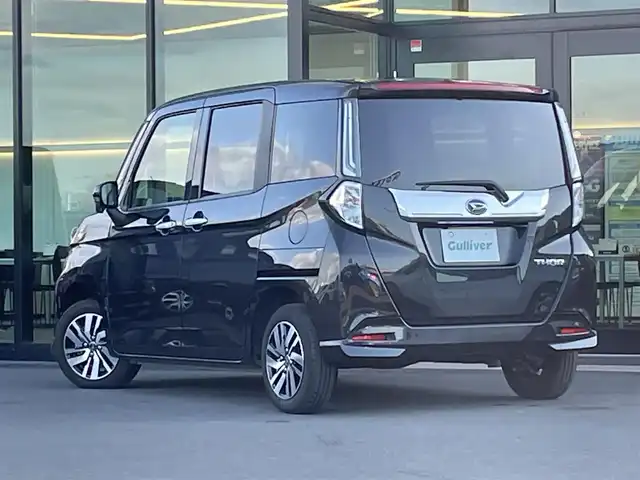 ダイハツ トール カスタムG 東京都 2023(令5)年 0.9万km ブラックマイカメタリック 社外メモリナビ/フルセグ/全方位モニター/ドライブレコーダー/両側パワースライドドア/衝突軽減ブレーキ/レーンキープアシスト/レーダークルーズコントロール/コーナーセンサー/アイドリングストップ/LEDヘッドライト/スマートキー/純正14インチAW