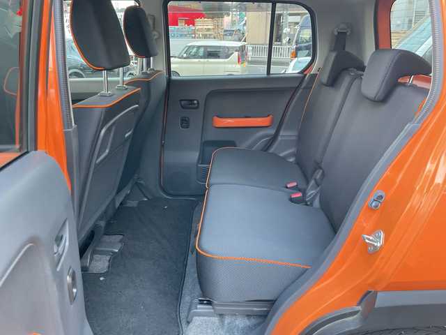 スズキ ハスラー G 神奈川県 2015(平27)年 2.2万km パッションオレンジマイカ/スペリアホワイト ワンオーナー/社外ナビ、フルセグTV/バックカメラ/衝突軽減ブレーキ/ETC/シートヒーター/アイドリングストップ/スマートキー×2/保証書、取説