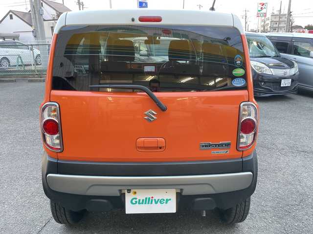 スズキ ハスラー G 神奈川県 2015(平27)年 2.2万km パッションオレンジマイカ/スペリアホワイト ワンオーナー/社外ナビ、フルセグTV/バックカメラ/衝突軽減ブレーキ/ETC/シートヒーター/アイドリングストップ/スマートキー×2/保証書、取説