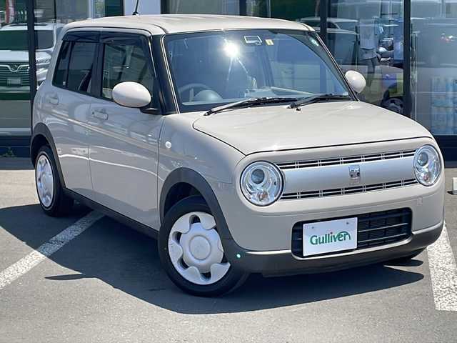スズキ ラパン S 道東・釧路十勝 2020(令2)年 5.6万km フォーンベージュM ・4WD /・純正SDメモリナビ/（AM・FM・CD・DVD・BT・フルセグ）/・バックカメラ/・スマートキー/・プッシュスタート/・衝突被害軽減ブレーキ/・横滑り防止装置/・アイドリングストップ/・レーンキープアシスト/・リアコーナーセンサー/・前席シートヒーター/・純正フロアマット/・ETC/・新車保証書